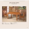 金光明橡木餐桌椅T213 T218 T219