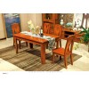 朗祺家具 紅翅木實(shí)木餐臺(tái)椅LQ03－23 LQ04-2